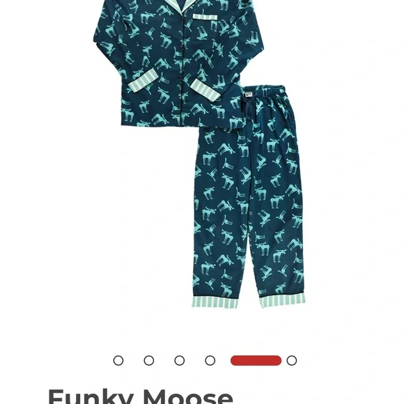 Lazy One Women’s Size Medium Moose Pajamas - Picture 5 of 5